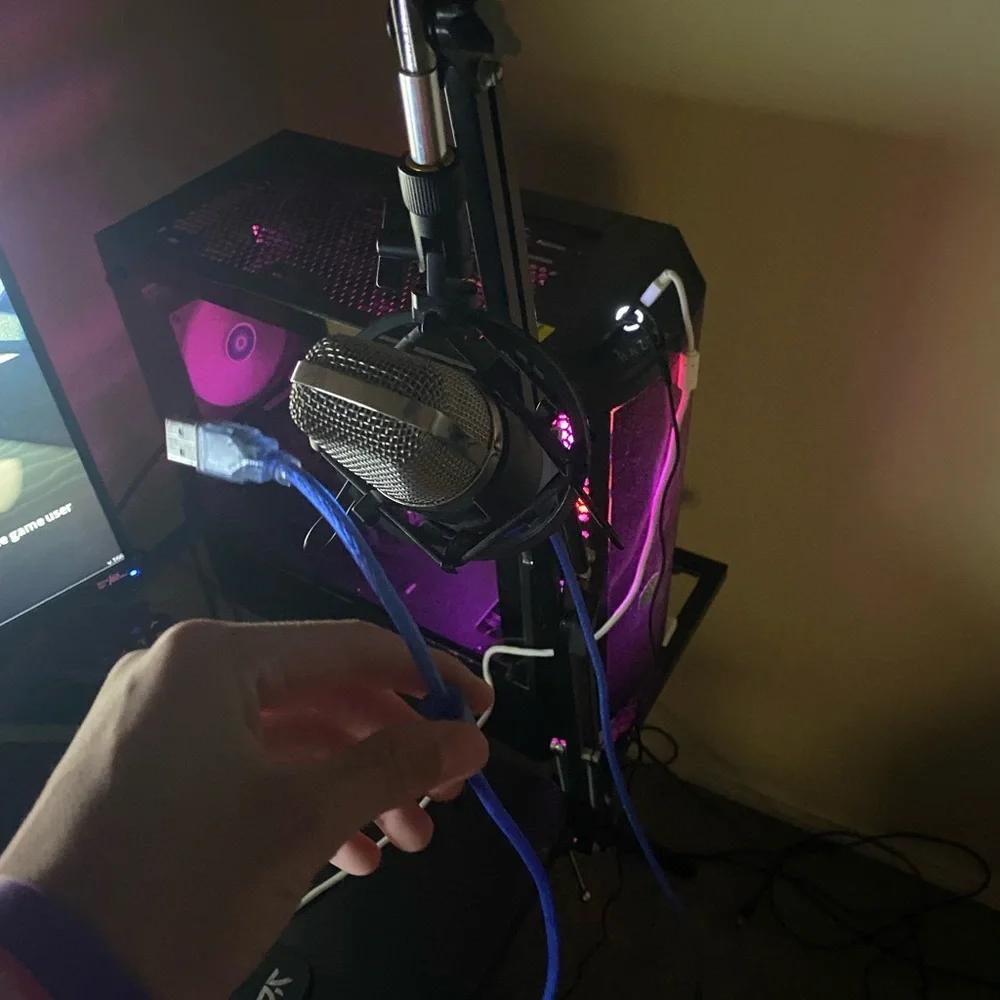 Pc Microphone with Arm Stand/Stock Mount